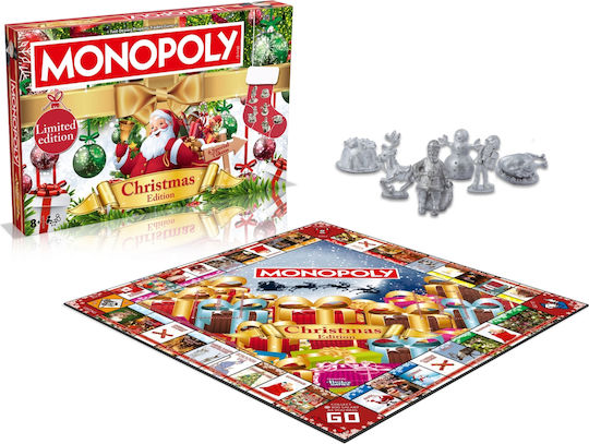 Настолна игра Monopoly Christmas Edition за 2-6 играчи 8+ години (EN) Winning Moves