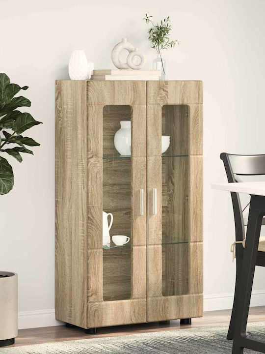Living Room TV Unit Sonoma Oak L55.5xW29xH100cm