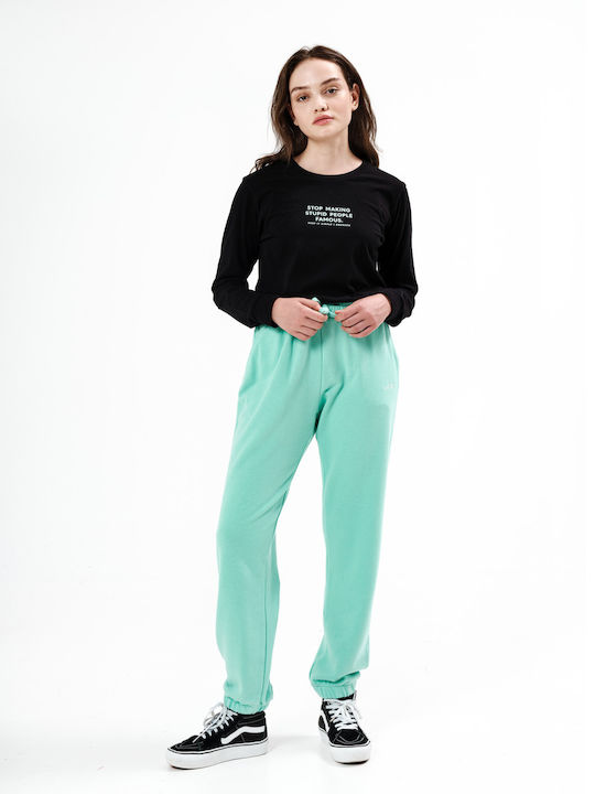 Women's Athletic Blouse Long Sleeve Black