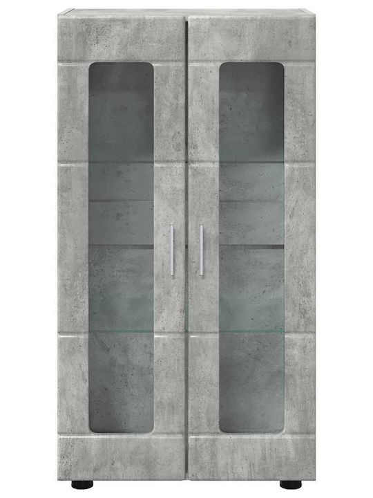 Unitate TV pentru sufragerie Gri L55.5xA29xÎ100cm