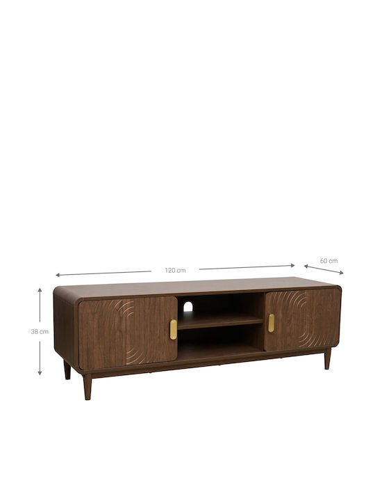 Έπιπλο Τηλεόρασης Consort Καφέ Μ140xΠ40xΥ45.5cm