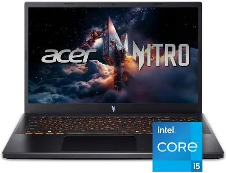 Acer Nitro V15 ANV15-52 -57BB 15.6" IPS FHD 165Hz (i5-13420H/16GB/512GB SSD/GeForce RTX 5050/W11 Home) Obsidian Black (US Keyboard)
