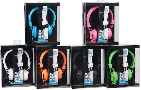 Grundig 52670 Neon Cloth Ενσύρματα On Ear Ακουστικά Λευκά