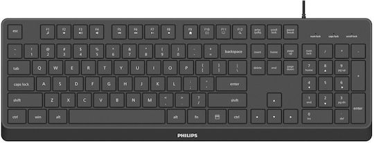 Philips SPK6238 Само клавиатура Гръцка Черен