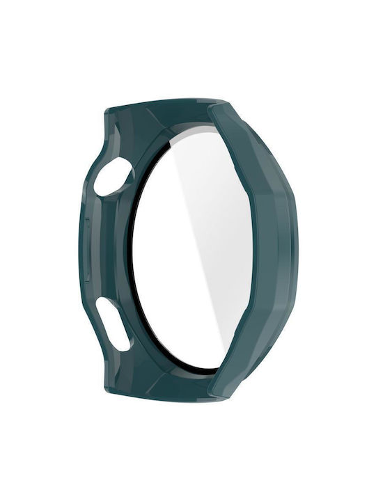 Plastic Case with Glass in Green color for Huawei Watch GT 6 Pro
