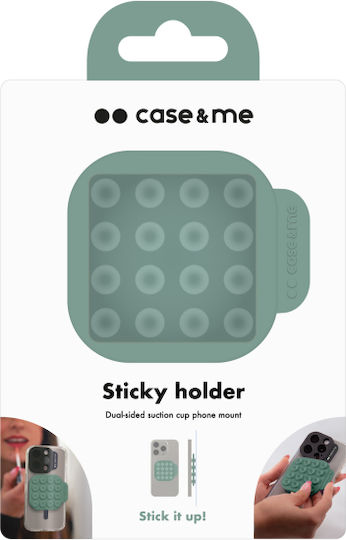 SBS Sticky Holder Suport antiderapant pentru telefon mobil în culoarea Verde