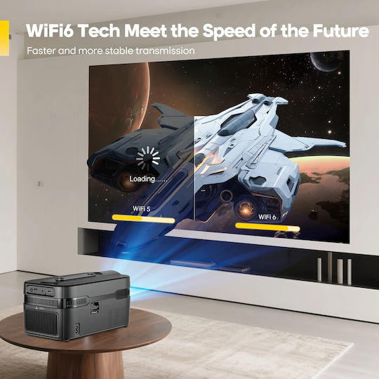 Magcubic HY450C Mini Projector LCD Full HD με Wi-Fi και Ενσωματωμένα Ηχεία