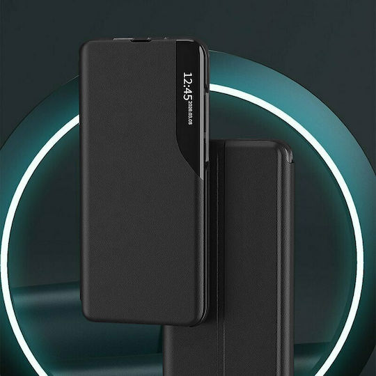Case Honor Magic4 Lite Skyddar Innovation Efold Book Type Set Sticker Black