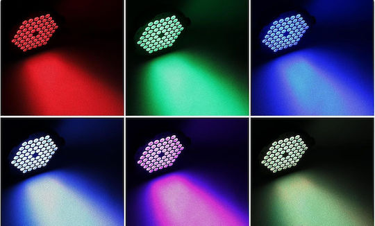 Движеща се светлина LED ПАР RGB