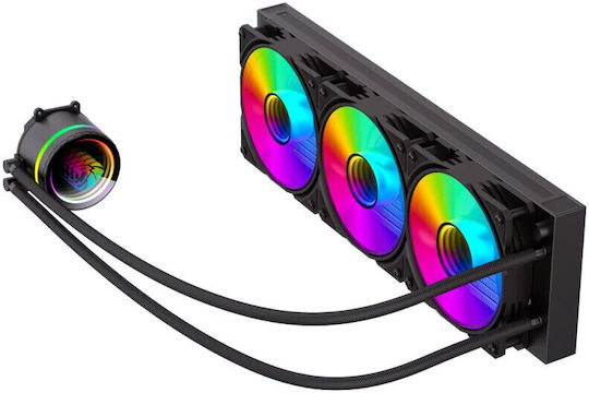 GameMax IceBurg 360 Infinity Υδρόψυξη AIO CPU με 3 Ανεμιστήρες 120mm και ARGB Φωτισμό