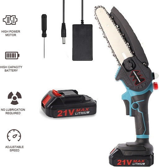 Mini Fierăstrău cu acumulator 21V cu lamă 38cm