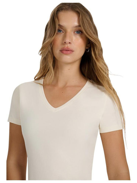 Γυναικείο T-shirt Cream