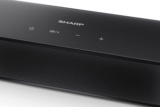 Sharp HT-SB121 Soundbar 2.0 Bluetooth και HDMI 120W με Ασύρματο Subwoofer και Τηλεχειριστήριο Μαύρο