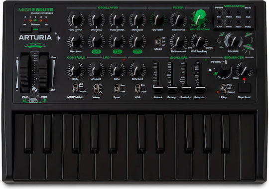 Arturia Synthesizer MicroBrute με Πλήκτρα Μαύρο