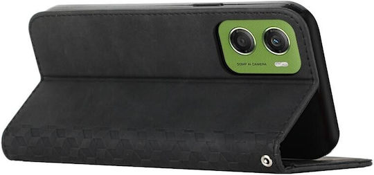 Cubic Grid Book Black (Motorola Moto G06 4G)