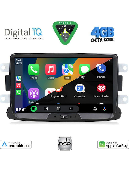 Digital IQ Auto-Audiosystem 2012 (Bluetooth/USB/WiFi/GPS/Apple-Carplay/Android-Auto) mit Touchscreen 8"