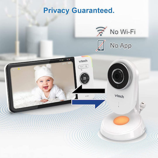 Vtech Безжична бебешка монитор система , двупосочна комуникация и мелодии