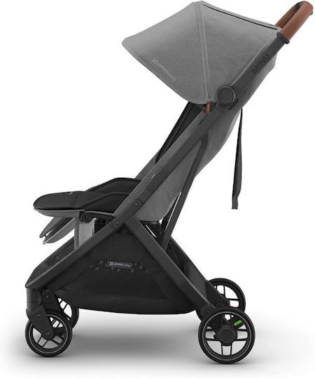 UPPAbaby Minu V3 Καρότσι Μωρού Kατάλληλο για Nεογέννητο Charcoal Melange 7.6kg