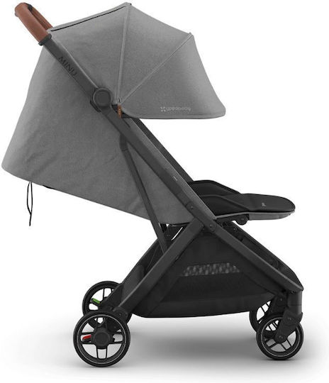 UPPAbaby Minu V3 Καρότσι Μωρού Kατάλληλο για Nεογέννητο Charcoal Melange 7.6kg