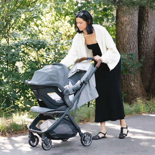 UPPAbaby Minu V3 Καρότσι Μωρού Kατάλληλο για Nεογέννητο Charcoal Melange 7.6kg