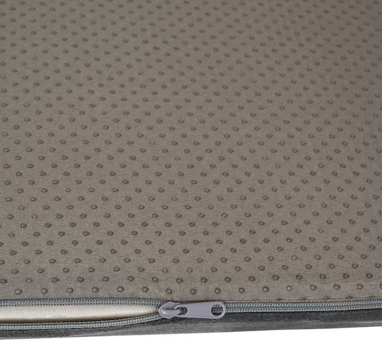 vidaXL Μαξιλάρι Καθίσματος Ποδιών 44x29x17cm σε Γκρι χρώμα 42020245