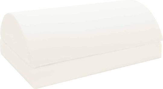vidaXL Μαξιλάρι Καθίσματος Ποδιών 44x29x17cm σε Γκρι χρώμα 42020245