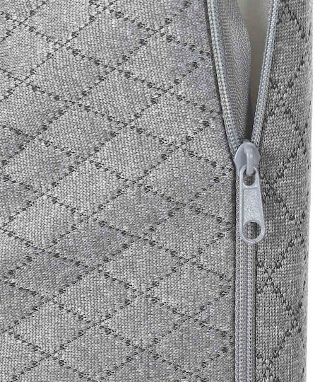 vidaXL Leg Wedge Pillow with Memory Foam 60x50x30cm Gray 42020195