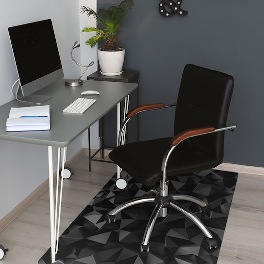 Tulup Bürostuhlunterlagen Schutzmatte Für Bodenstuhl Entfernen Schwarze 140x100 cm