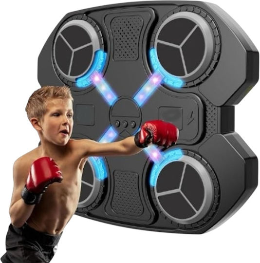 Wall-Mounted Boxing Training Device – Musical Boxing Target Black