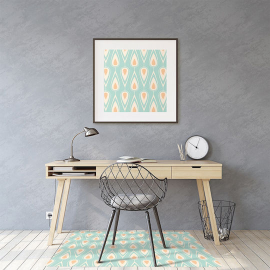 Covoraș De Protecție Pentru Pardoseală Scaun Birou Design Retro 100x70 Cm