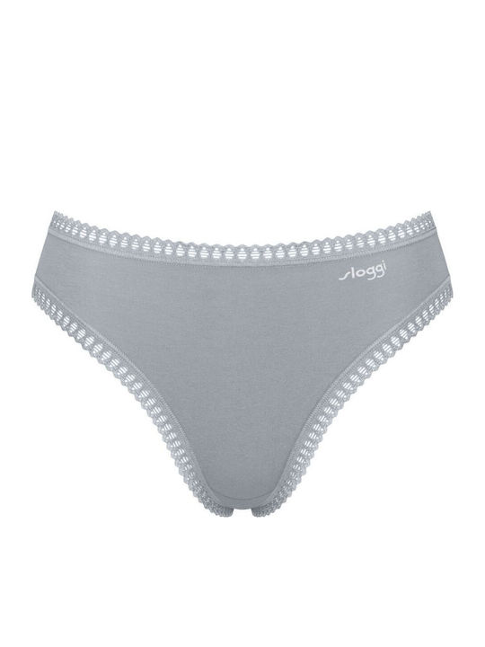 High Βαμβακερά Women's Slip 3Pack Petrol, Grey, Printed