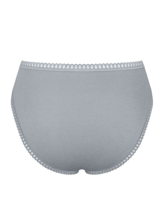 High Βαμβακερά Women's Slip 3Pack Petrol, Grey, Printed