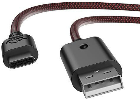 Gamesir Braided USB 2.0 Cable USB-C male - USB-C Red 3m (PJAC10-1)