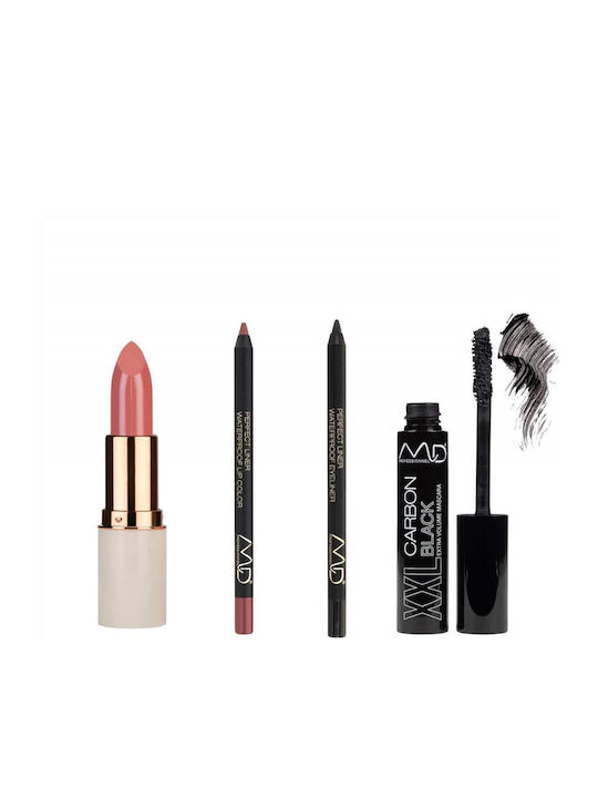 MD Professionnel A Gift 4 You Σετ Μακιγιάζ για Μάτια & Χείλη 4τμχ