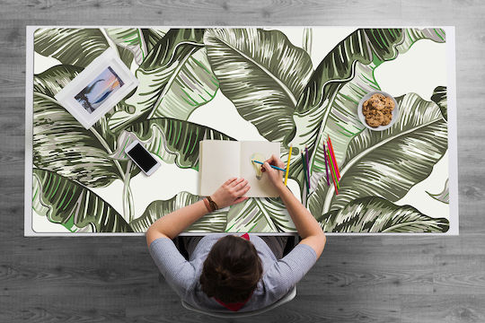 Decorativ Protecție Birou Home Office Frunze De Banană 90x45 Cm