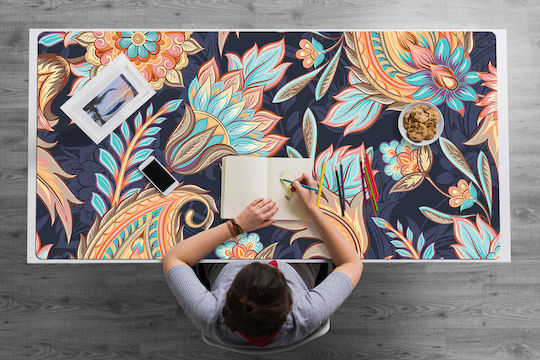 Desk Pads Keyboard Mouse Paisley 90x45 Cm