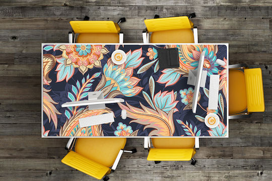Desk Pads Keyboard Mouse Paisley 90x45 Cm