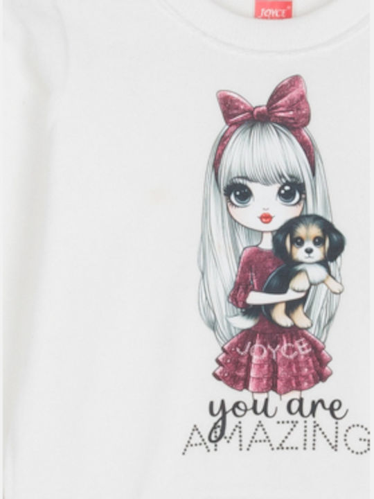 Kinder-Set mit Leggings Winter 2Stück Pink Amazing