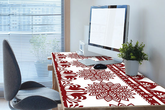 Covoraș De Birou Gaming Setup Cu Tăvi Pentru Birou 90x45 Cm