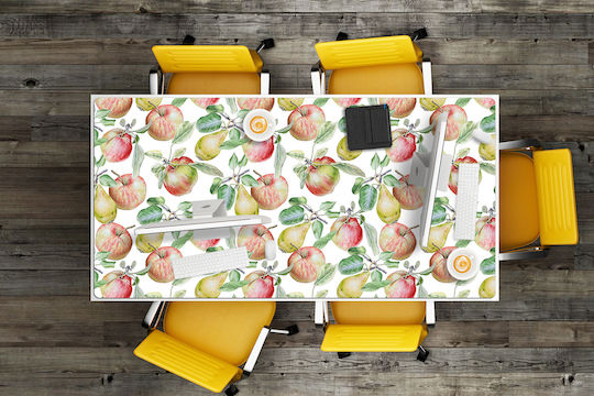 Tulup Schreibtischunterlagen Bequeme Nutzung Tastatur Maus Äpfel Birnen 90x45 cm