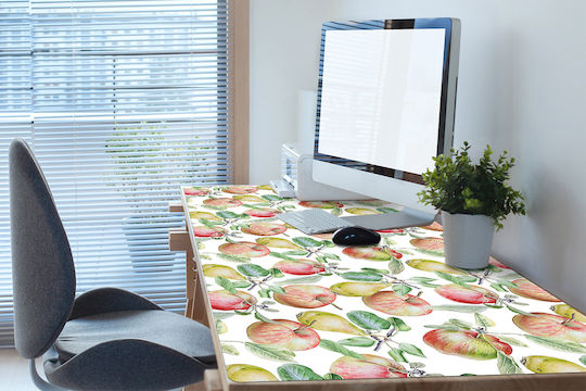 Tulup Schreibtischunterlagen Bequeme Nutzung Tastatur Maus Äpfel Birnen 90x45 cm