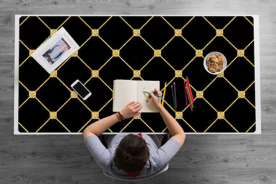Desk Protector Home Use Golden Roman Sandals 90x45 Cm