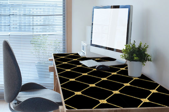 Desk Protector Home Use Golden Roman Sandals 90x45 Cm