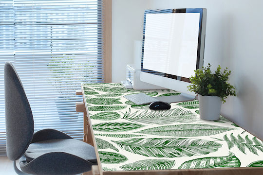 Schreibtischunterlage Schutz für Tastatur und Maus Palmblatt Phoenix 90x45 cm