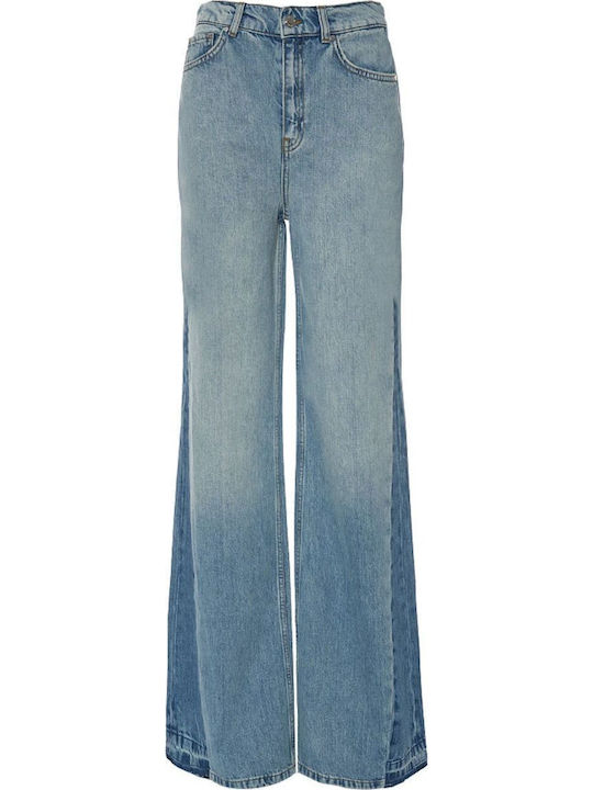 Erika High Waist Women's Jean Trousers Blue Denim