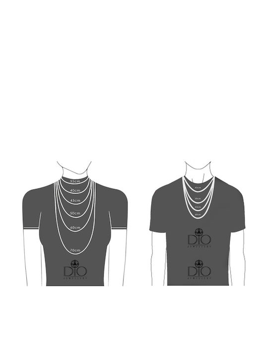 Dio Jewellery Lab Anhänger Kinder Amulett mit Kette mit der Jungfrau Maria aus Silber PL87.1
