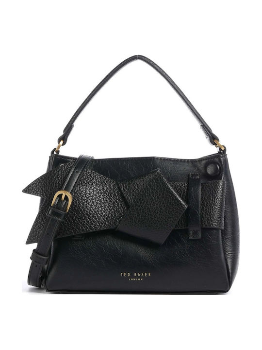 Knot Bow Women's Shoulder Crossbody Bag Black