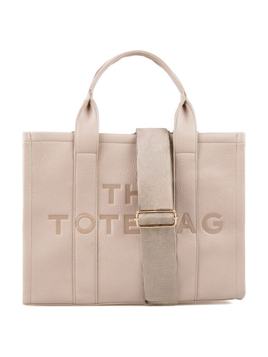Γυναικεία Tote Τσάντα Taupe