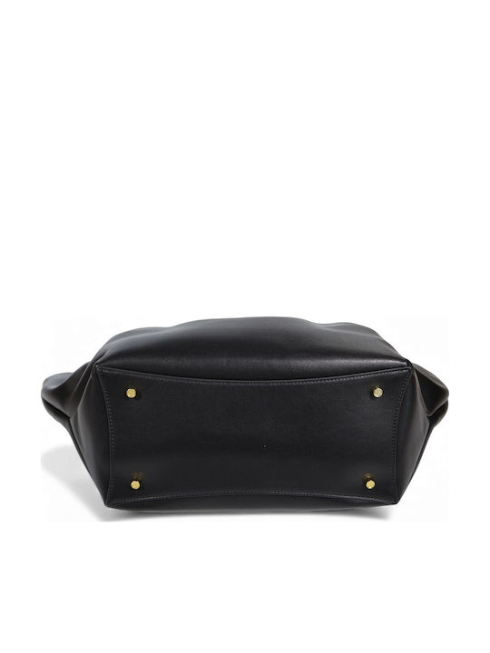 Leather Women's Tote Bag Black