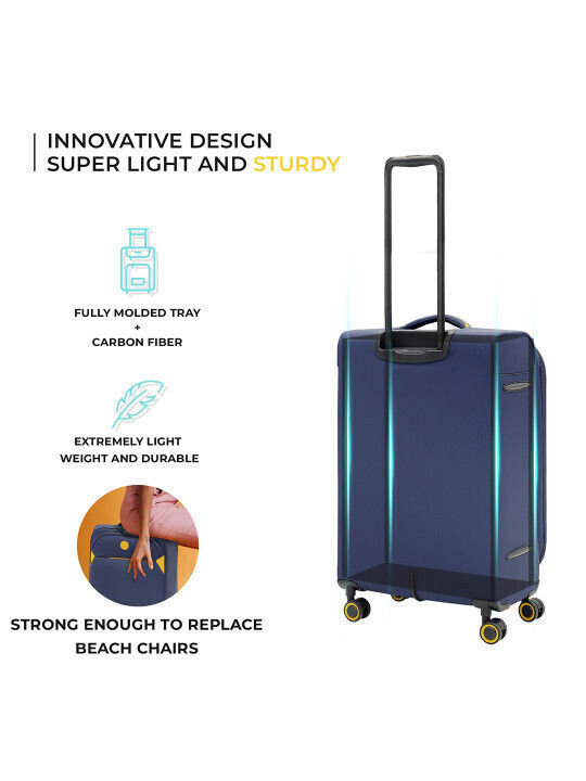 Verage Medium Blue Suitcase